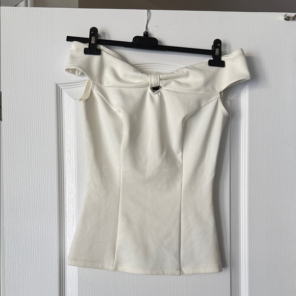 le chateau Tops - Le Chateau Off-Shoulder White Top